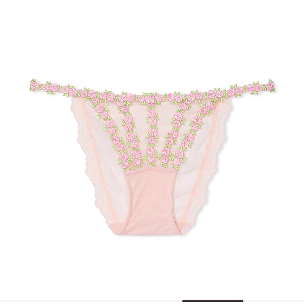 VS DREAM ANGELS
Rosebud Embroidery String Bikini Panty SIZE L